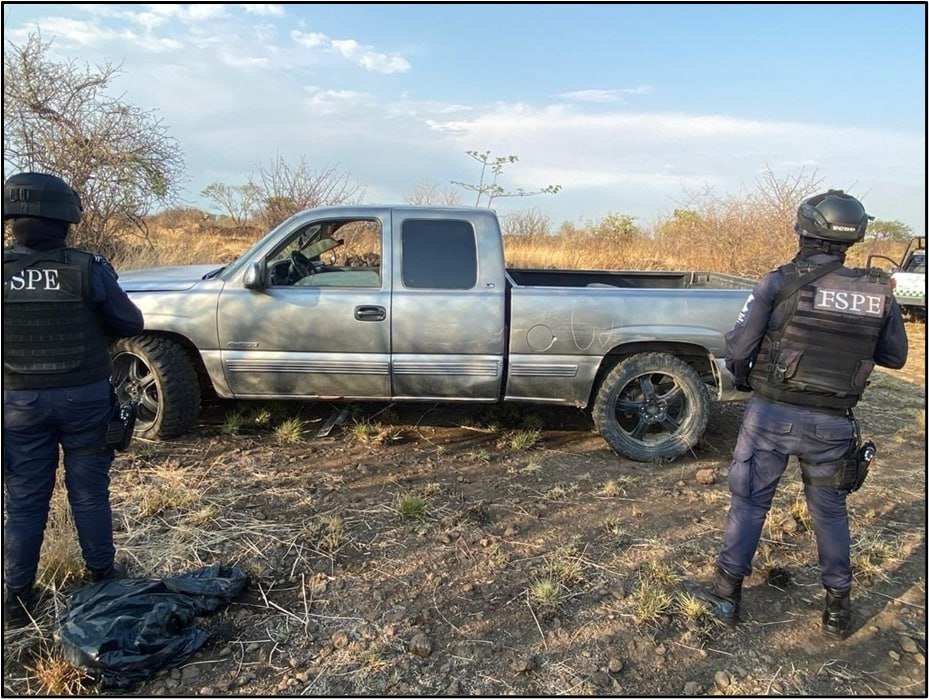 Elementos De Las FSPE En Valle De Santiago Recuperan Una Camioneta Y