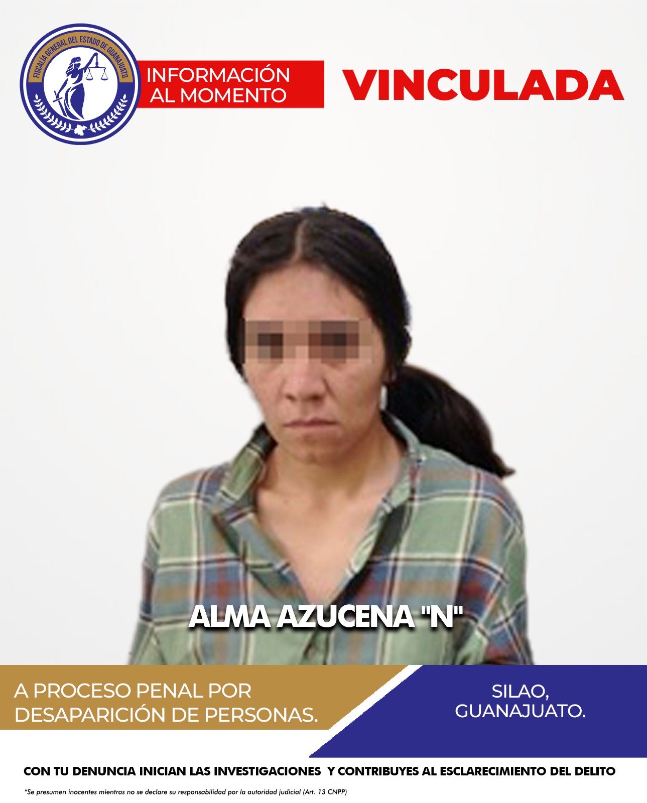 Agentes de Investigación Criminal capturan a «La Azu» por desaparición ...
